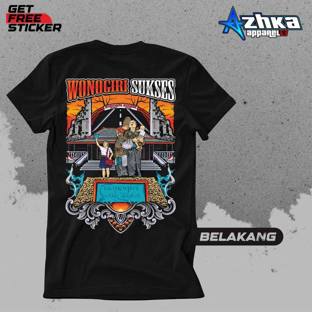 Kaos Wonogiri "Plaza Wonogiri" kaos wonogiri terbaru, Kab. Wonogiri, kaos budya, kaos daerah