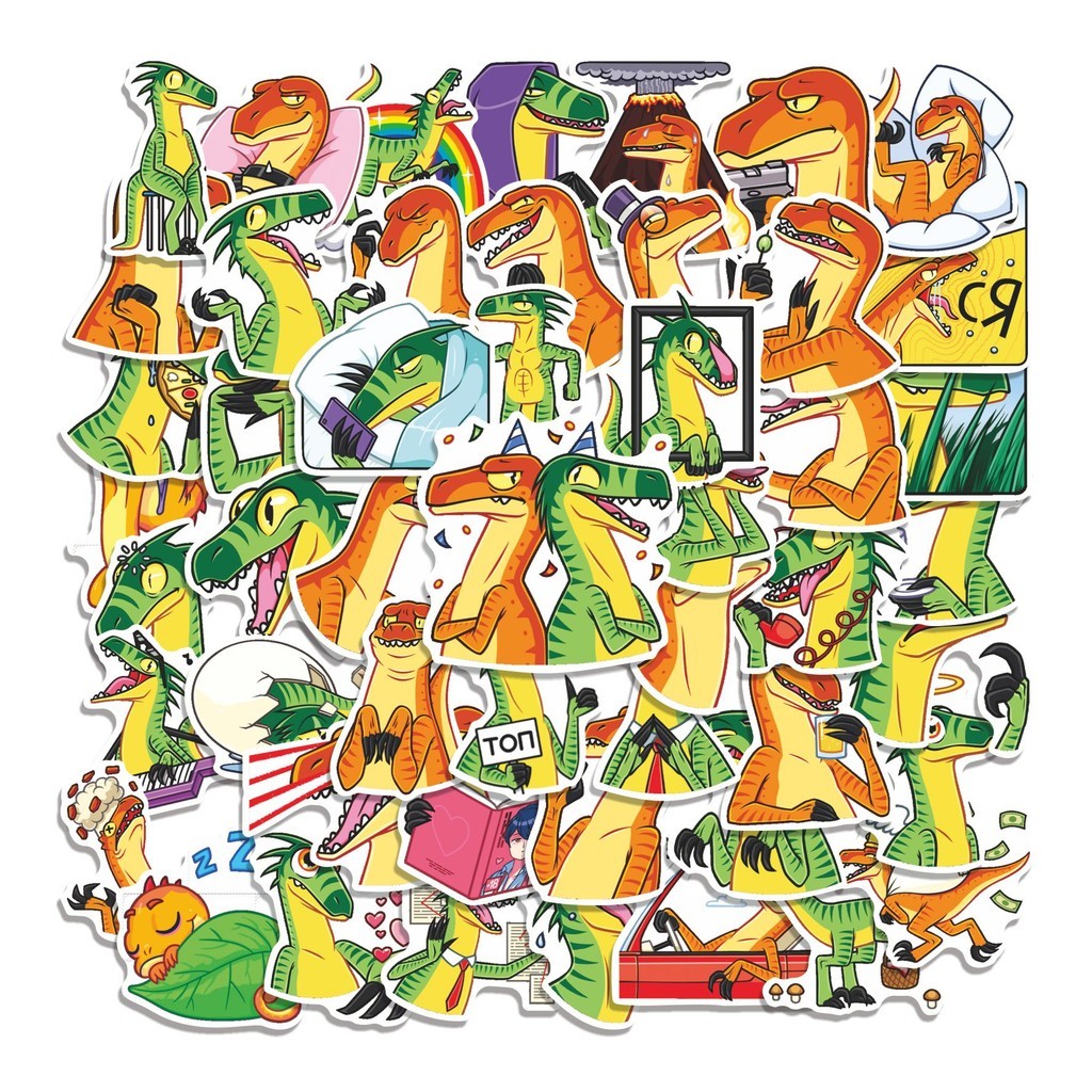 

COD 50 Pcs Stiker RICK AND ROCK Lucu Anti Air Untuk Dekorasi Notebook Sepeda Skateboard Handphone