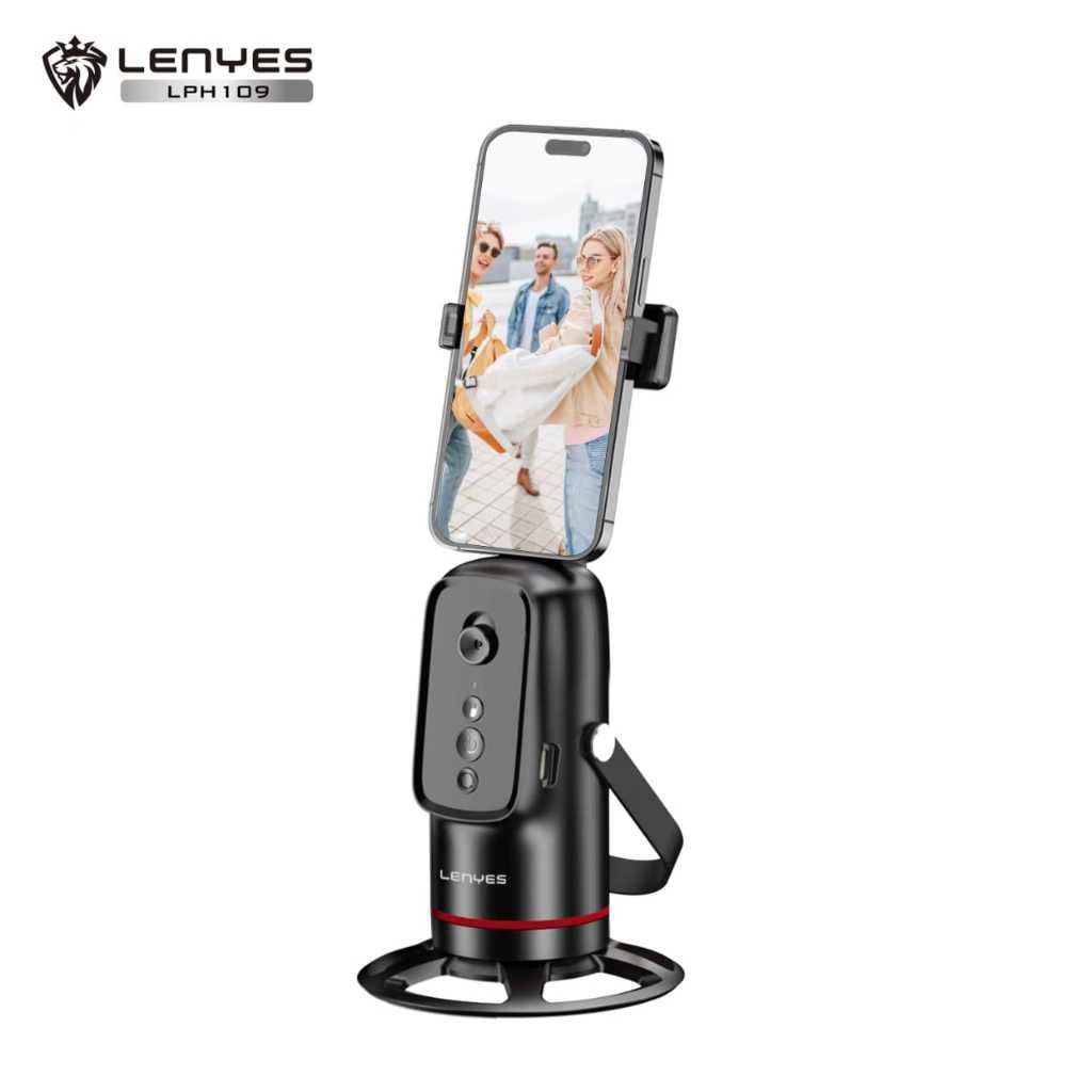 Tracking Gimbal LENYES LPH109 Tripod Intelligent 360° AI Face Stabilizer Phone Selfie Smart Gesture Recognition