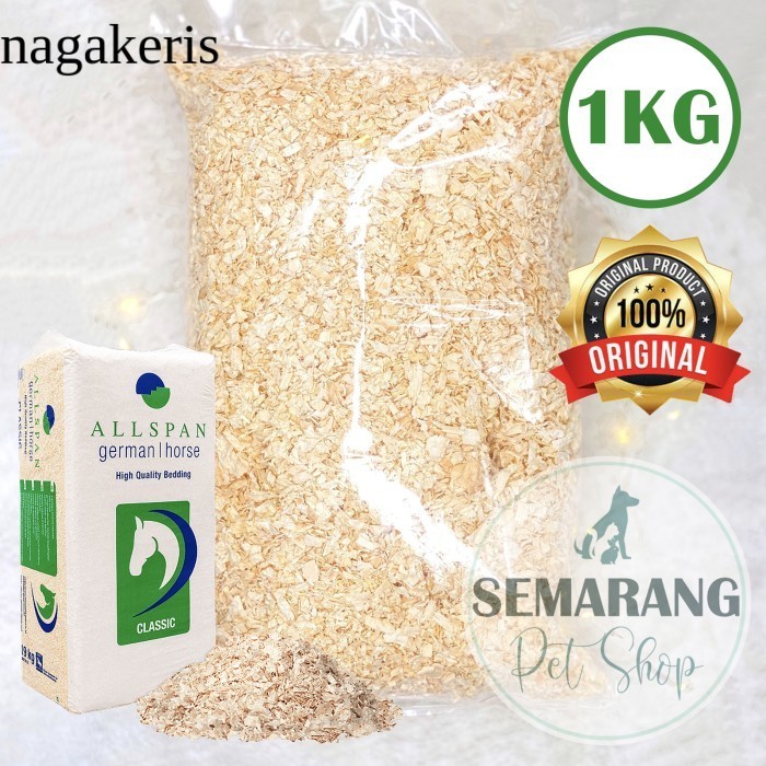 

Serbuk Kayu GERMAN HORSE SPAN Classic Bedding Hamster Alas Kandang 1kg murah sekali