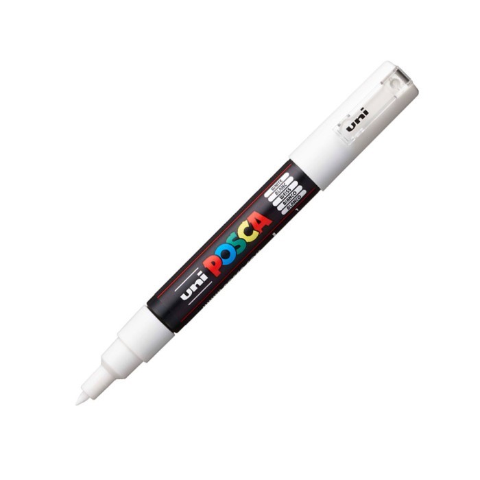 

PRODUK TERLARIS UNI POSCA PC-1M Marker Pen (Extra Fine Point) - White