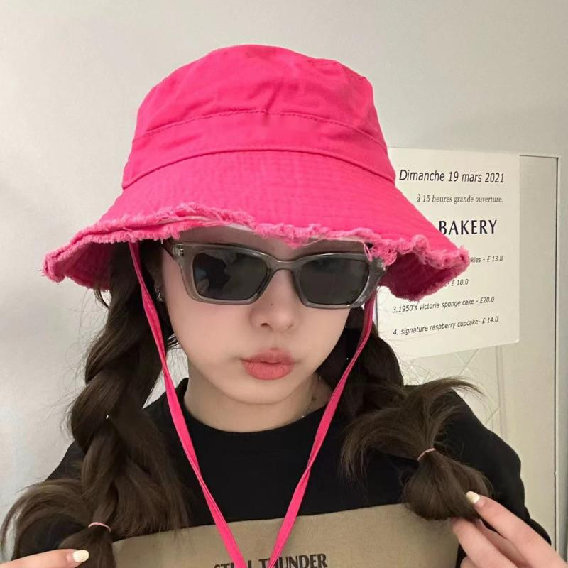 Vacation Shading Jacquemus Bucket Hats Ventilation Style Fisherman's Hat Personalized Letters Wide E