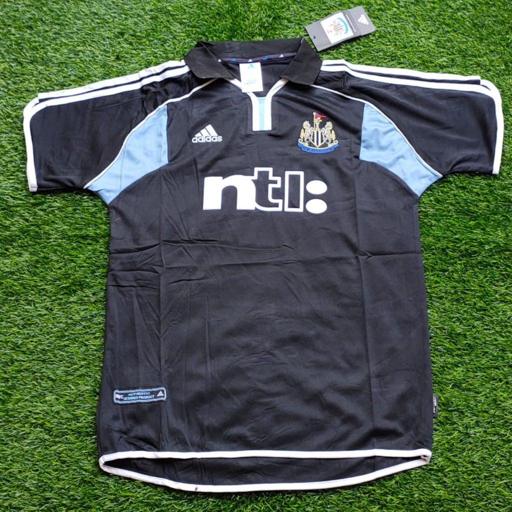JERSEY BAJU BOLA RETRO VINTAGE NEWCASTLE UNITED AWAY 2000/2001