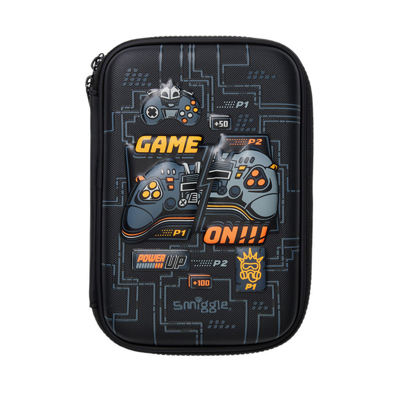 

Smiggle Super Charge Hardtop Pencil Case - IGL456700BLK
