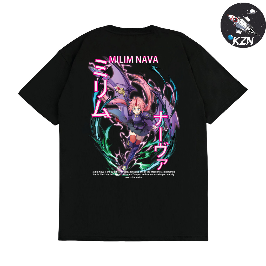 Baju Kaos Milim Nava Anime Tensura - Demon Lord Milim Nava Tensei Shitara slime Datta Ken