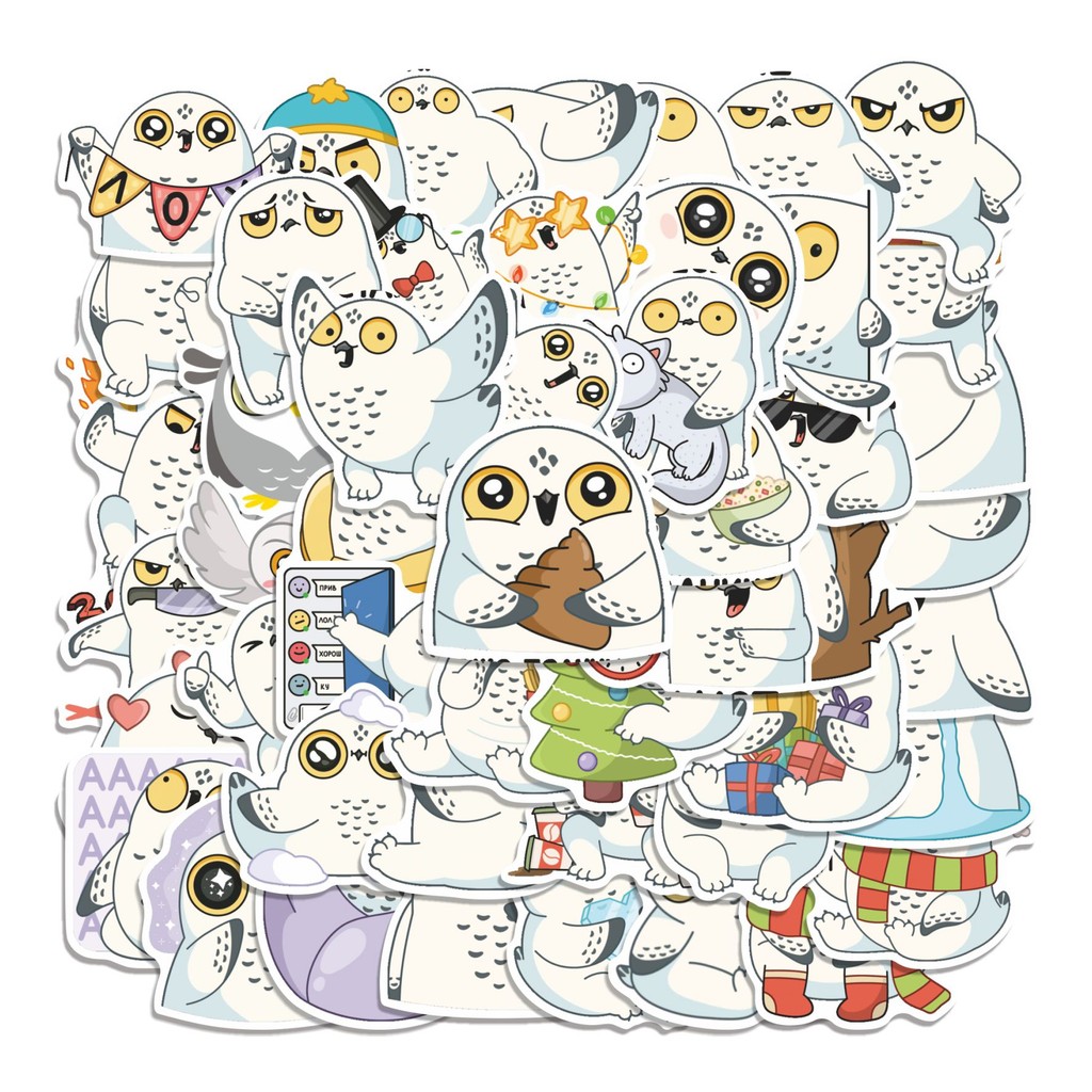 

COD 50 Pcs Stiker IRVI Lucu Anti Air Untuk Dekorasi Notebook Sepeda Skateboard Handphone