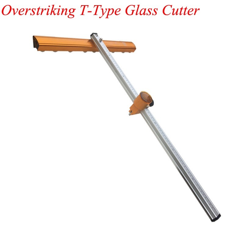 

Glass Push Knife T Type Bold Heavy Cutter Head Thick Glass High Precision Roller Type Drag Knife Cutting Tile Cutter Head T-XING