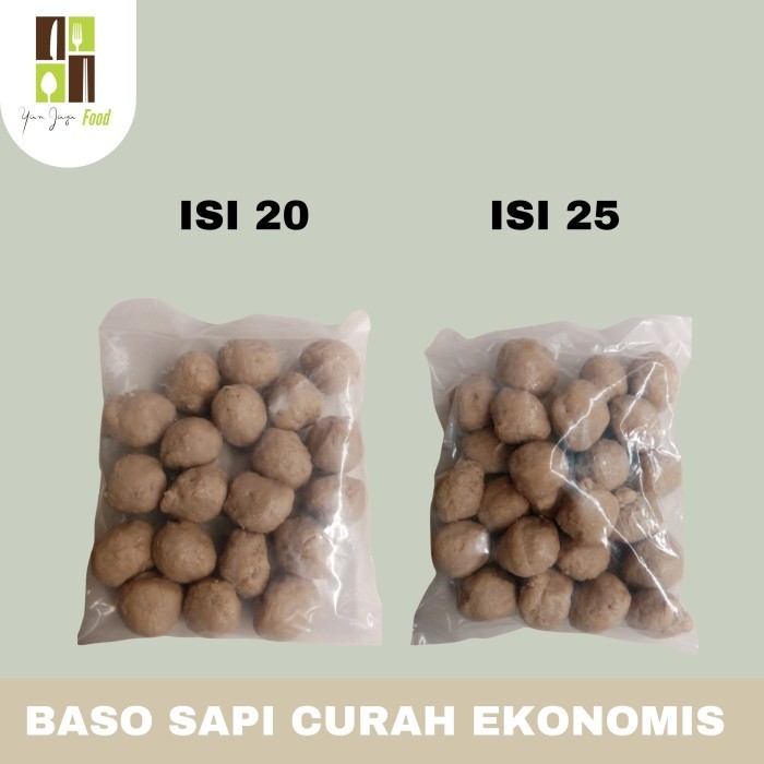 

Baso Sapi Curah Ekonomis Isi 20 / 25 Pcs