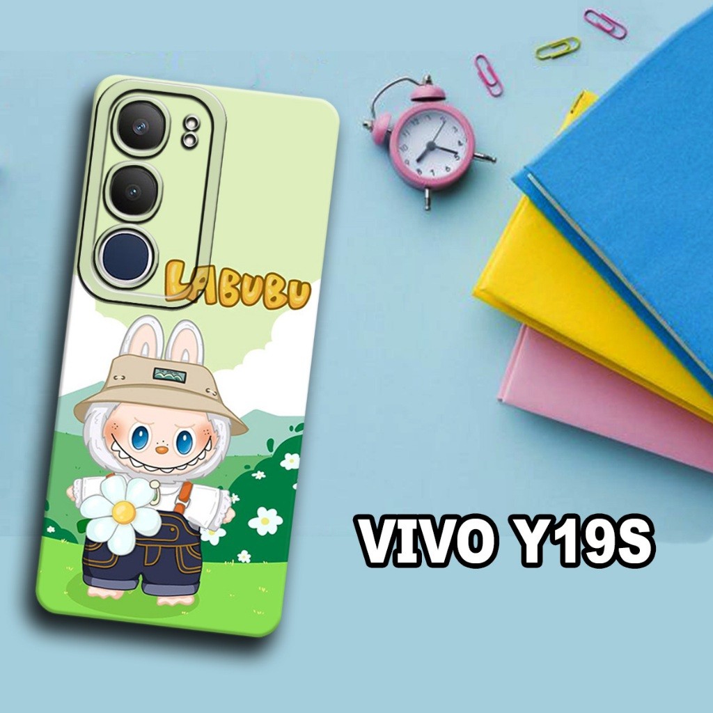 41/ Softcase karet lentur untuk vivo y19s/Motif cewek/case vivo y19s/kesing vivo y19s/silicon vivo y