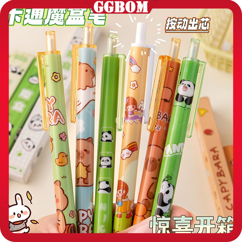 

Ready Pen Capybara Mystery Blind Box Pulpen Misteri Capybara Lucu Unik Murah Pen Misteri Panda (0.5MM HITAM)