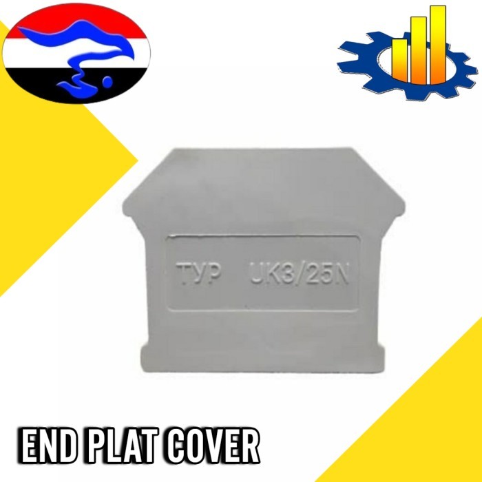 END PLATE COVER  TERMINAL BLOCK TUK3N-TUK10N-UK10N FORT