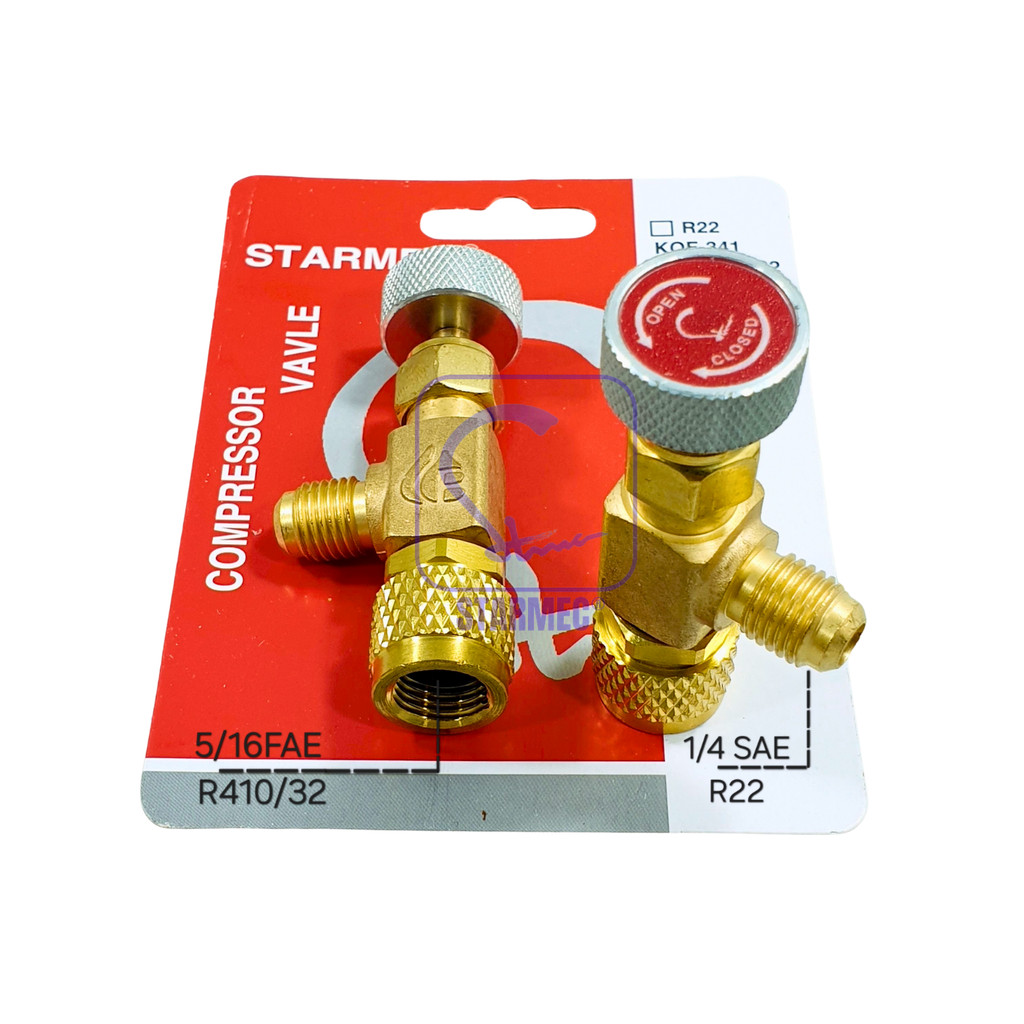 Kran Freon Can Tap Valve R32 R410a KQF-341A Starmec