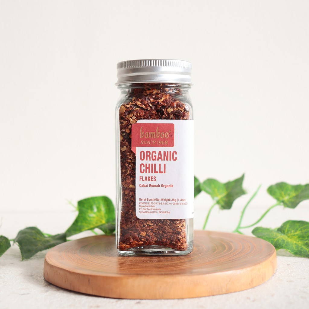 

Chilli Flakes Organic cabai remah - Bamboe Organic