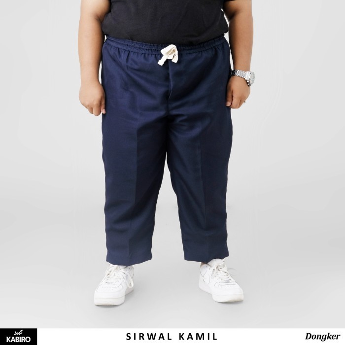 CELANA PANJANG SIRWAL /PANGSI/LAA ISBAL ANKLE PANTS PRIA DEWASA BIG SIZE JUMBO  BAHAN GABARDINE - Kr