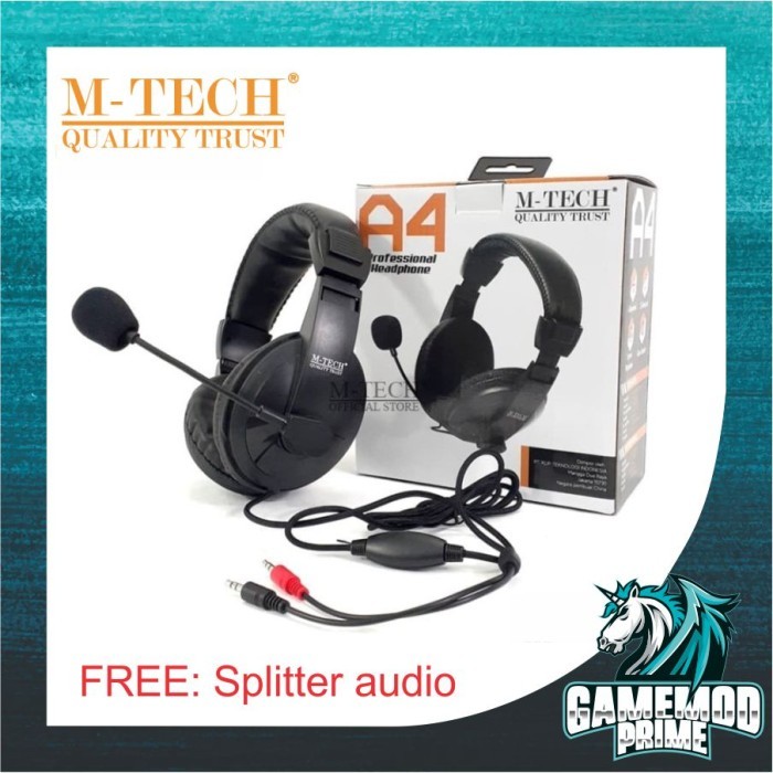 Headset Gaming M Tech A4 Jack 3.5mm Mtech