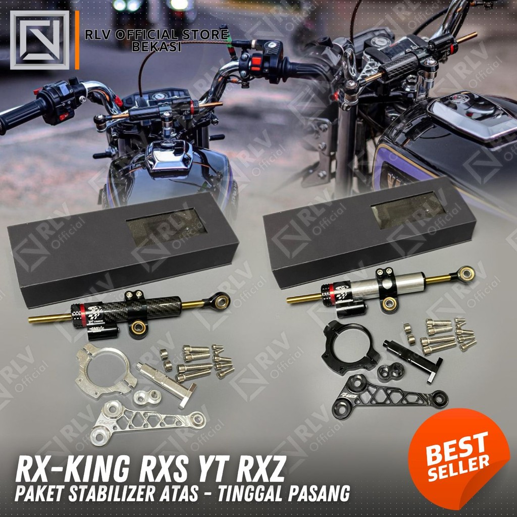 STABILIZER MATRIS PENDEK 16 KLIK SET BREKET ATAS PNP RX KING RXS RXK RXKING RX K