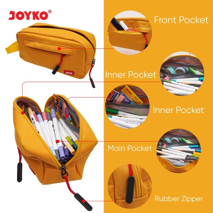 

Kotak Tempat Pensil Pencil Case Joyko PC-5015 - Dark Green