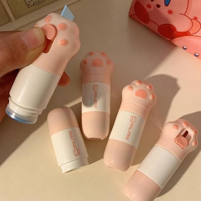 

TOKO ABI 6317 Cutter dan Penghapus Alamat Resi Paket / Cute Information Remover Receipt / Cutter Mini Lucu 2 in 1 Package Opener