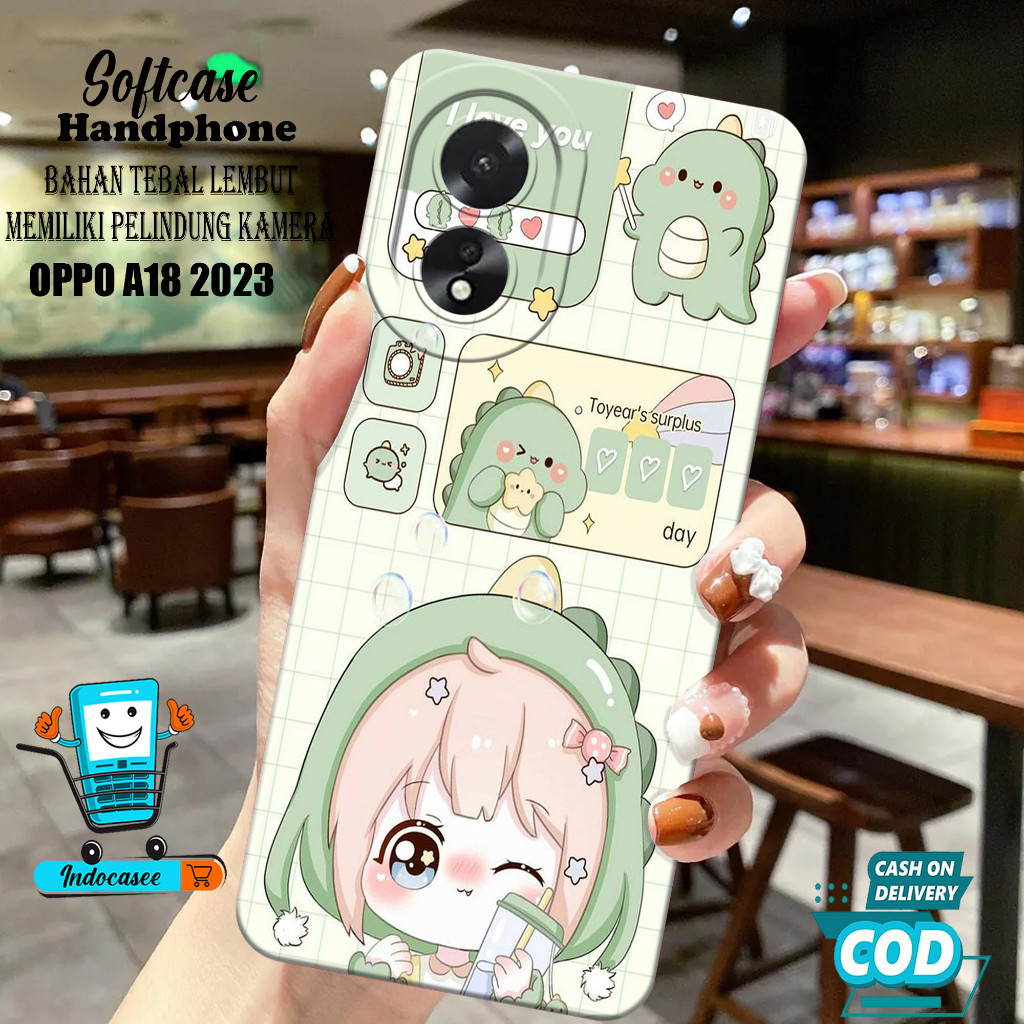 Kesing Hp OPPO A18 2023 - Softcase OPPO A18 2023  Terbaru - Casing OPPO A18 2023 - OPPO A18 2023 - S
