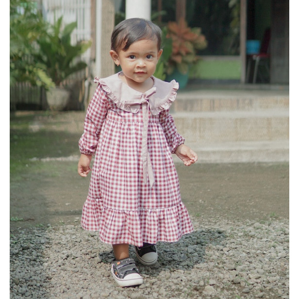 Baju anak tunik Carla bahan katun premium