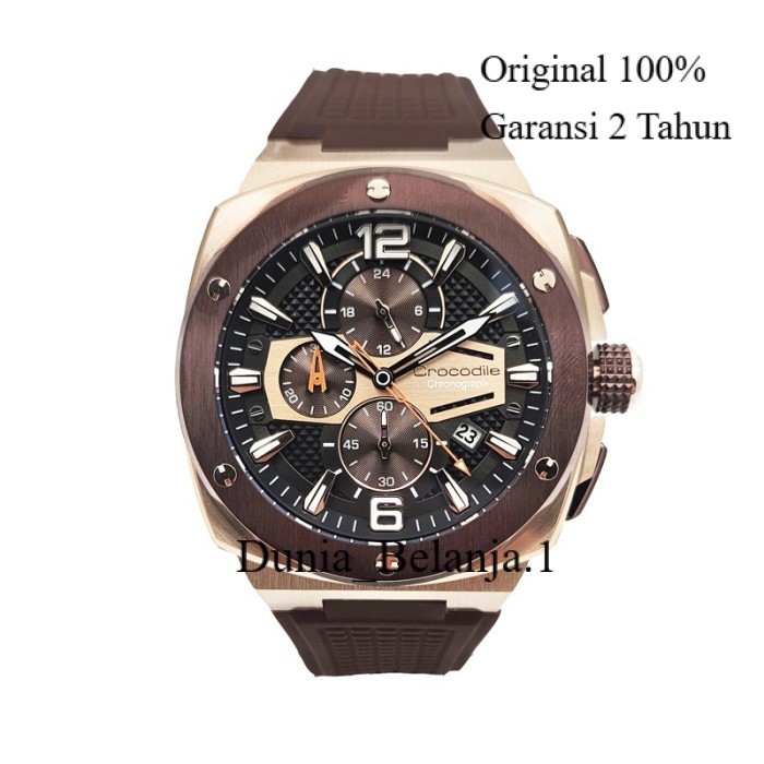 Original 100% Jam Tangan Crocodile CM-047D34F Garansi Resmi 2 Tahun
