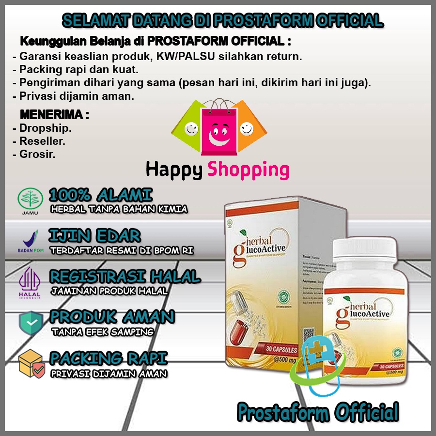 Herbal Glucoactive 100% Asli Herbal Original Obat Diabetes Ampuh
