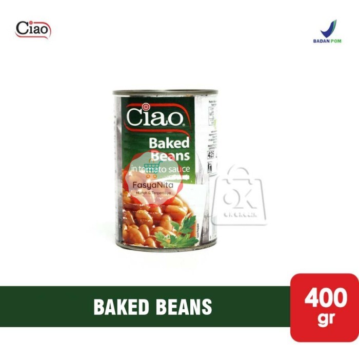 

Ciao Baked Beans Tomato Sauce ( Kaleng 400gr ) - FasyAnita Mart Denpasar