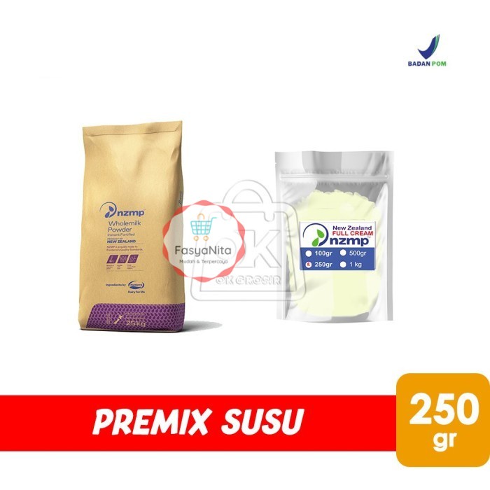 

Susu Bubuk Full Cream NZMP (New Zealand Milk Powder) 100% ASLI (250gr) - FasyAnita Mart Denpasar