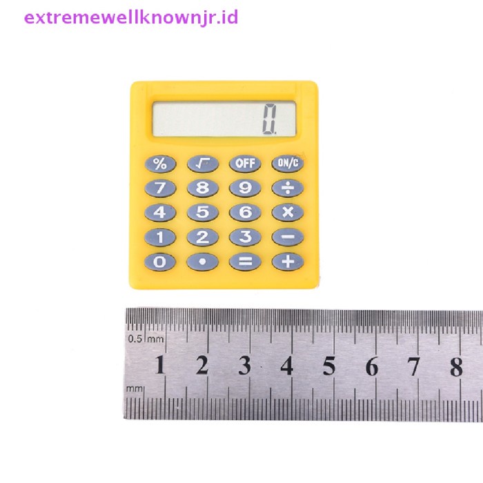 

SALE -Ejr Alat Hitung Elektronik Mini Kecil Alat Kantor Hitung Warna Permen,
