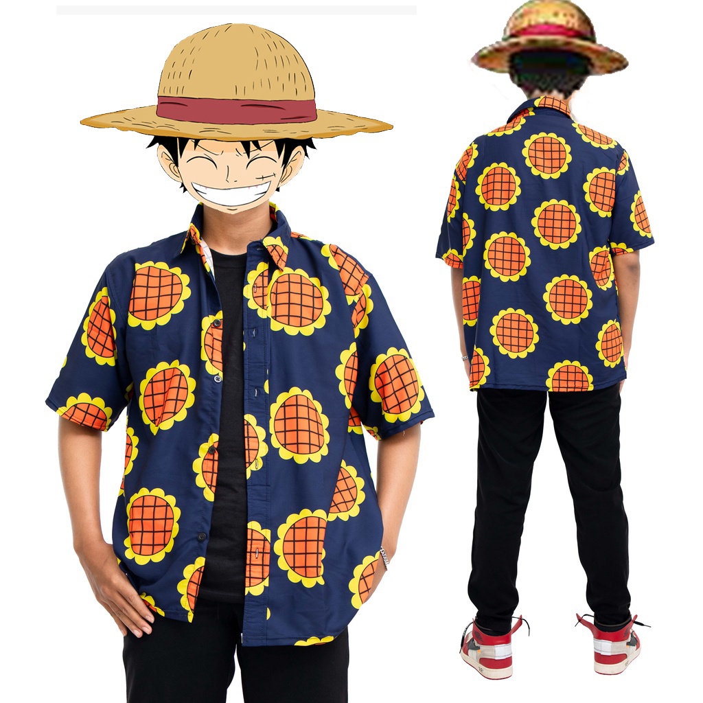 KEMEJA LUFFY ONE PIECE ARC DRESSROSA