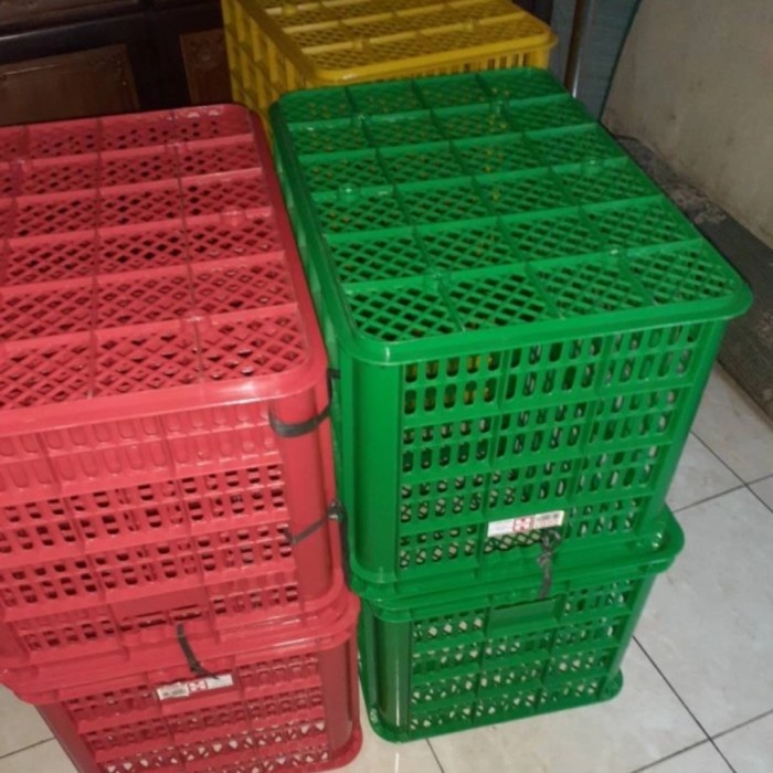 

62x43x31 Keranjang Industri Hanata 2003 Bolong Box Container Roti HNT