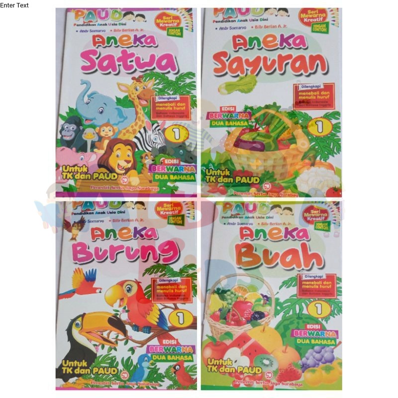 

COD Buku Anak Paud Seri Mewarna Dan Menulis dengan Contoh