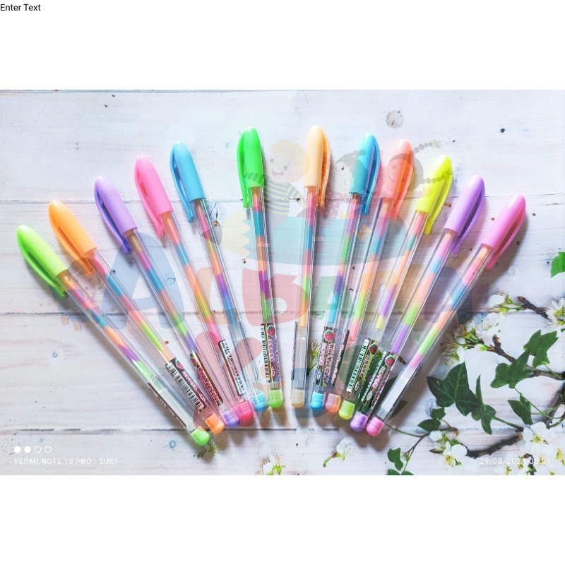 

(COD) (ECER) PULPEN WARNA WARNI MEREK VANCO TIDAK MACET MACET