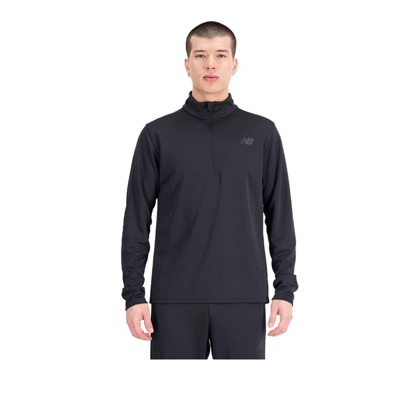 New Balance Tenacity Knit Training 1/4 Men's Zip - Black