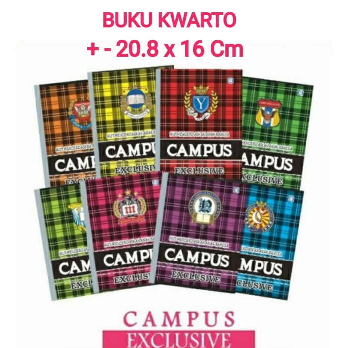 

Buku Tulis 38 Lembar Isi 10 Buku RANDOM CAMPUS