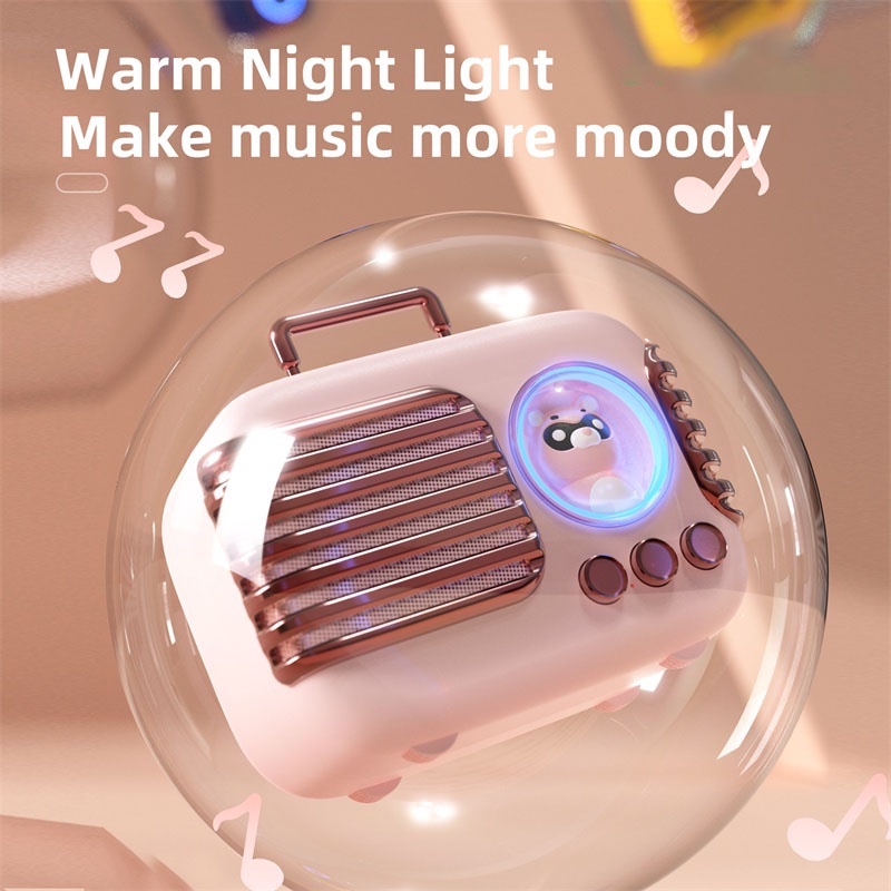 Speaker Mini Speaker Bluetooth Mini Wireless Portable Model Radio Mini
