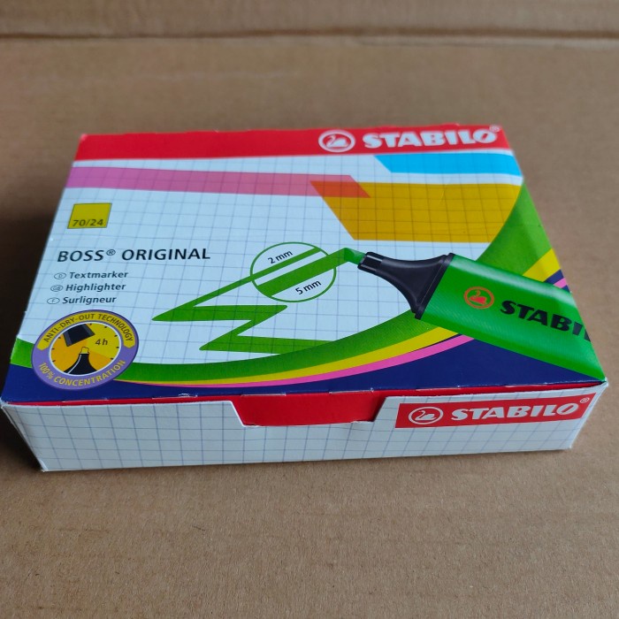 

[New] stabilo boss original highlighter satu dus isi 10pcs
