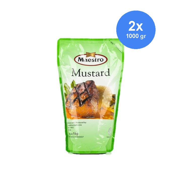 

Maestro Mustard Pouch 1000 gr x 2