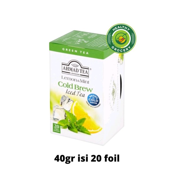 

✨PROMO✨ -Ahmad Tea 20 Foil Black Classic / Cold Brew / Herbal - PUREGREENTEA
