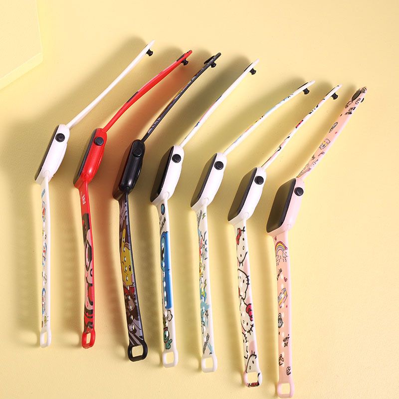 Jam Tangan Digital Anak Cute Cantik Cowok Cewek LED Screen Strap Kartun Lucu Unisex Impor Murah Fashion Qualitas
