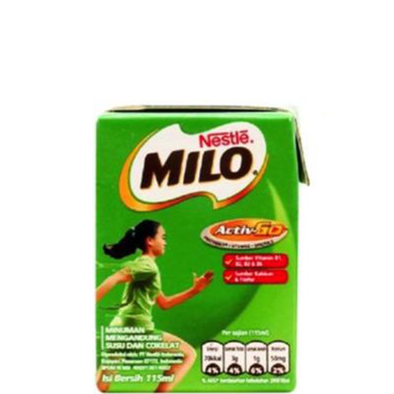 

Milo Activ Go Minuman Susu UHT Cokelat 115 mL x 4