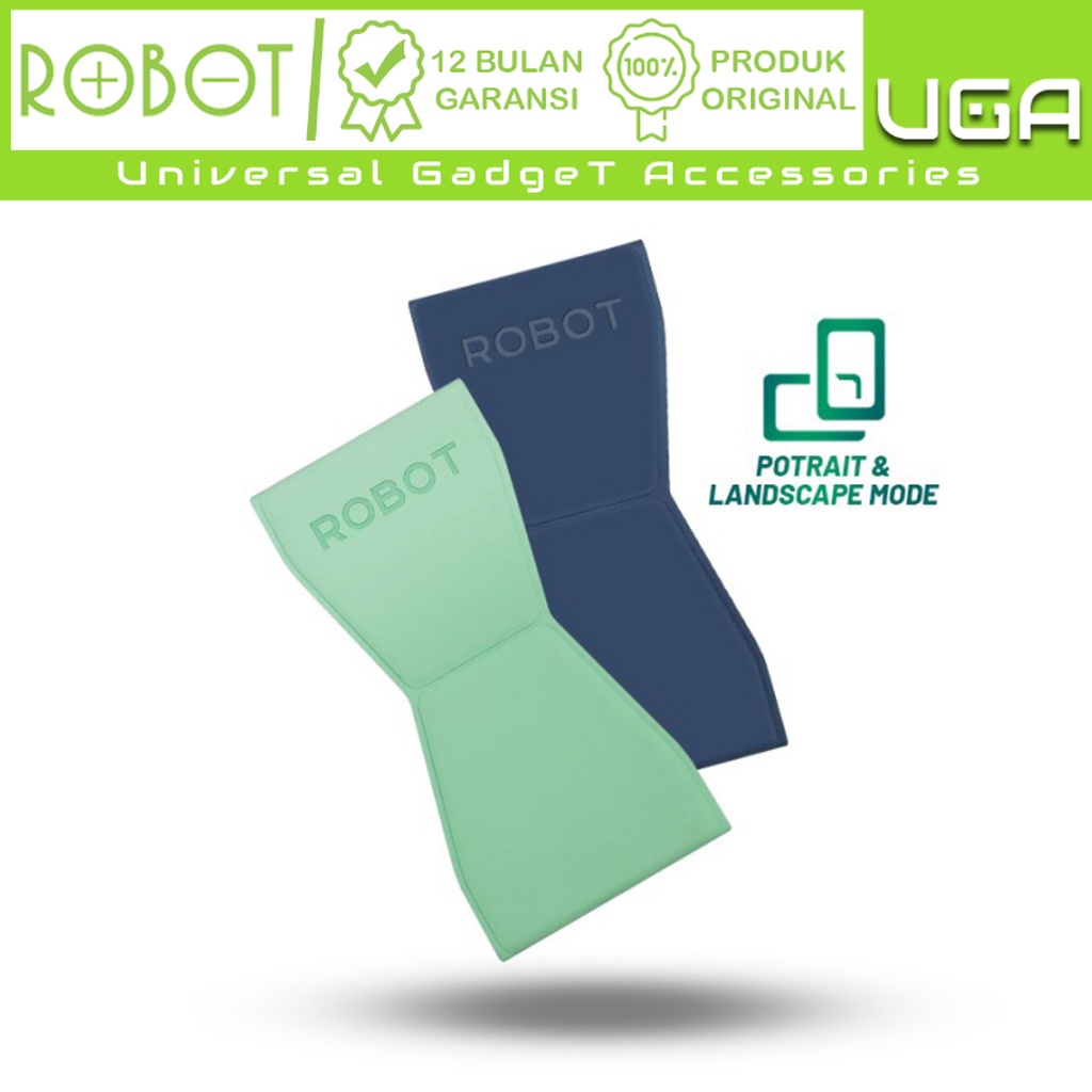 Phone Stand Holder ROBOT RT-BR08 Ultra Slim Potrait & Landscape Mode Dudukan Handphone HP