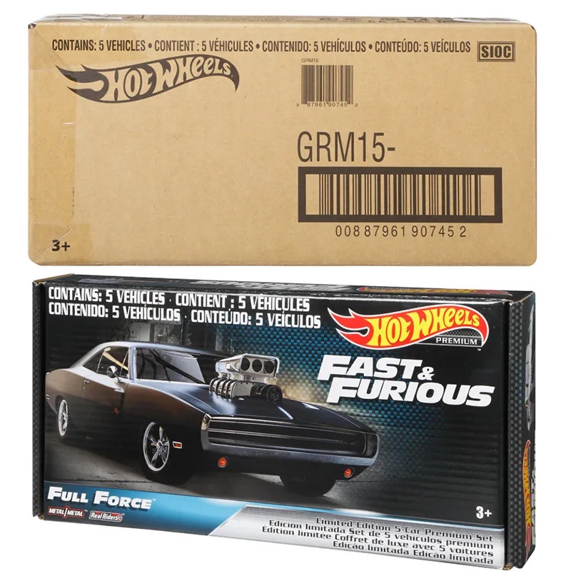 Hotwheels Premium Fast & Furious Full Force Set Box