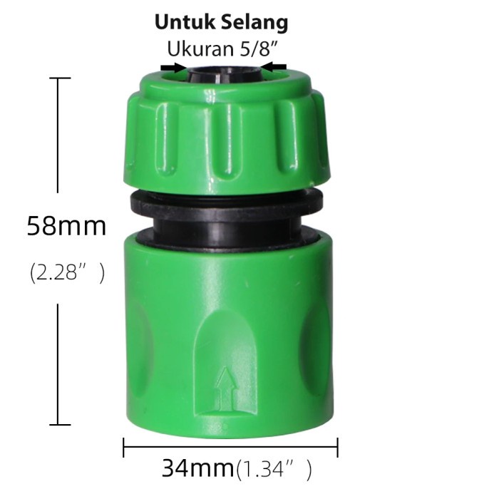 Quick release khusus untuk ukuran selang 5/8