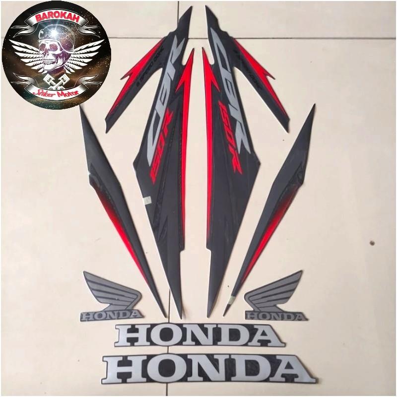 AJS Striping stiker   motor Honda CBR 150 r 2017 2018 Bodi hitam stiker standar     Sticker Bisa Cod