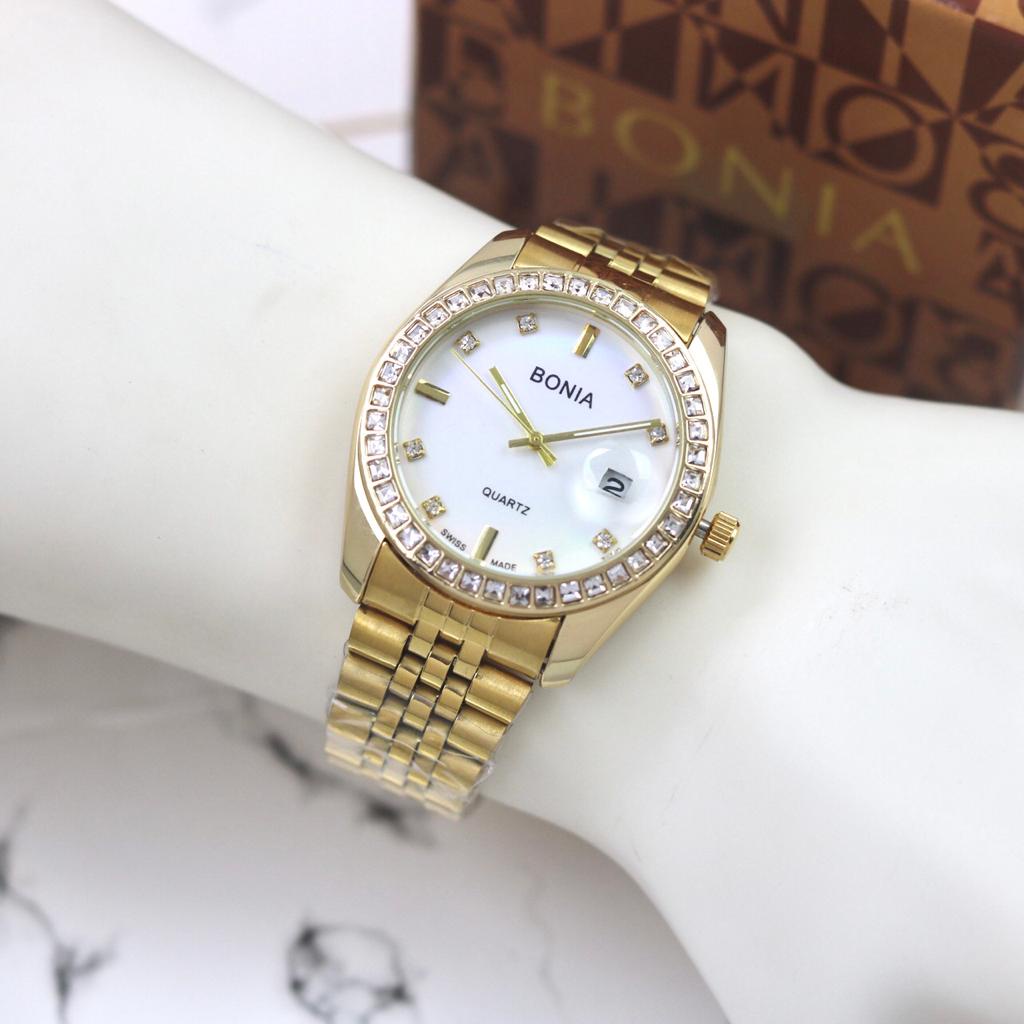 JAM TANGAN WANITA BONIA PREMIUM BNA-8021 WANITA||JAM TANGAN FASHION MURAH