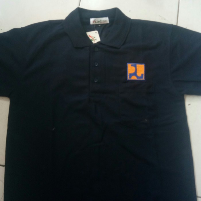 KAOS POLO KATUN PUPR LENGAN PENDEK FULL BORDIR - Marun, M
