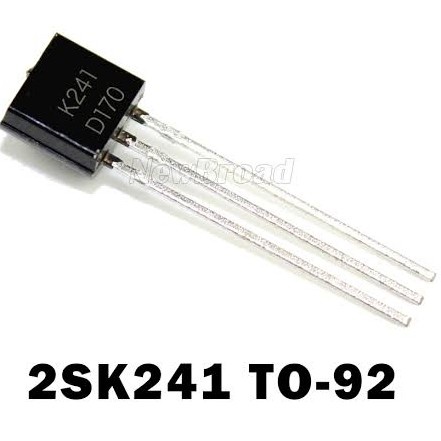 2 Buah 2Pcs K241 2SK241-Y 2SK241-GR K 241 Mosfet N-Channel FM Tuner RF VHF Amp To-92s