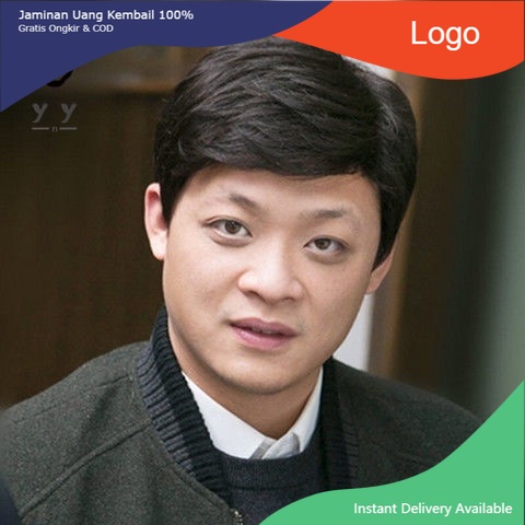 【Free shipping】 【rambut manusia buatan】Setengah baya dan orang tua wig rambut asli pria Realistis pr