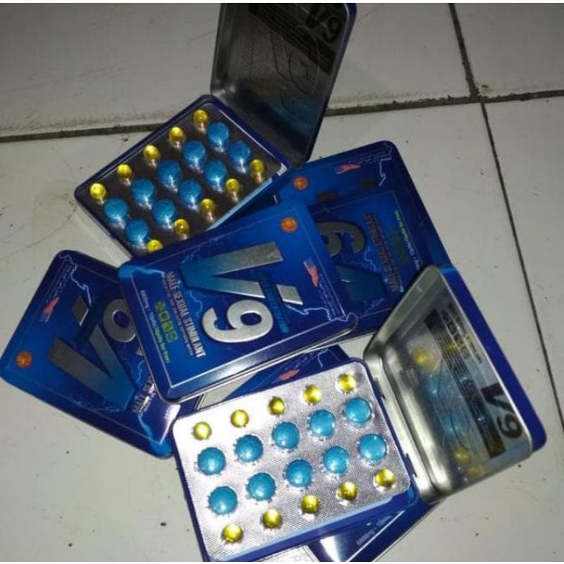 Promo V9 Original Obat Vitalitas Pria Suplemen Stamina Top Herbal By(GRATIS ONGKIR)